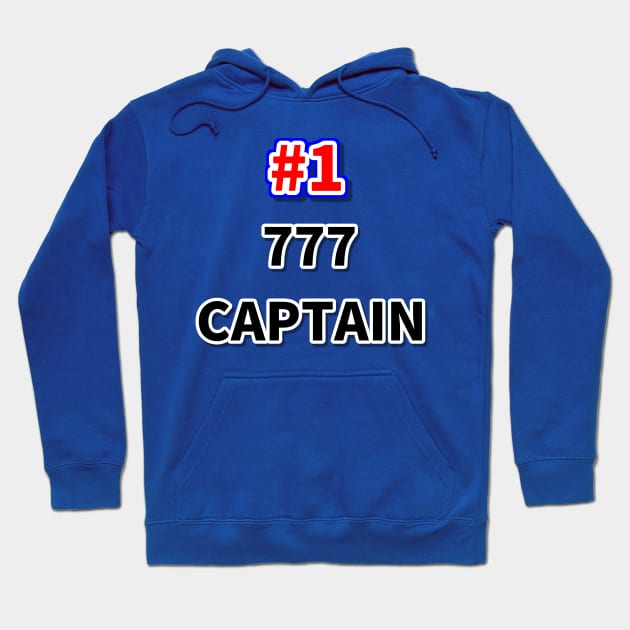 Number one 777 captain Hoodie by NumberOneEverything